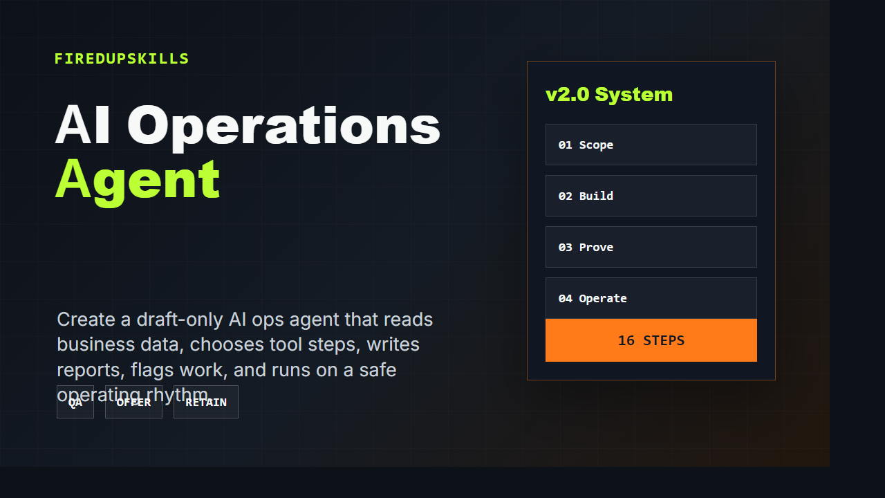 Cover for Build an AI Operations Agent for Small Businesses